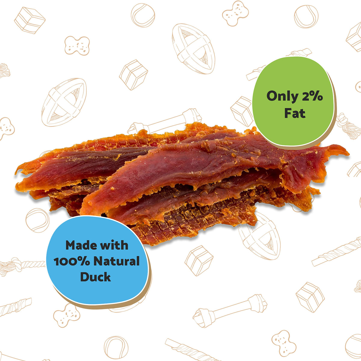 Good Boy Tender Duck Fillets Dog Treats - 3 x 320g