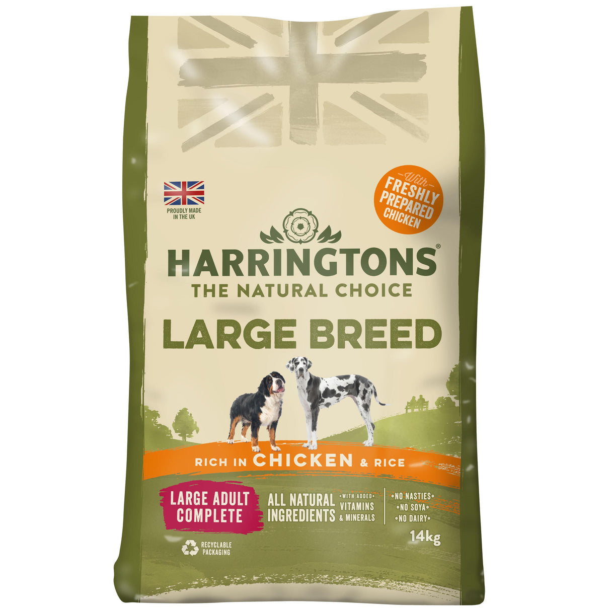 Harringtons Adult Large Breed Chicken Dry Dog Food - 14kg