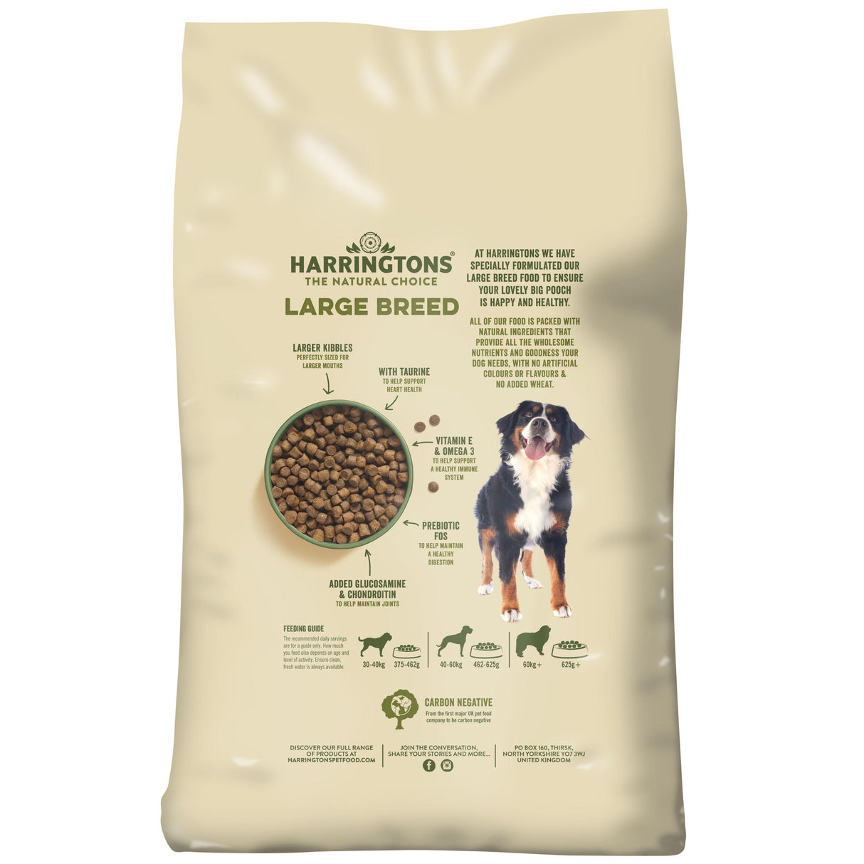 Harringtons Adult Large Breed Lamb Dry Dog Food - 14kg