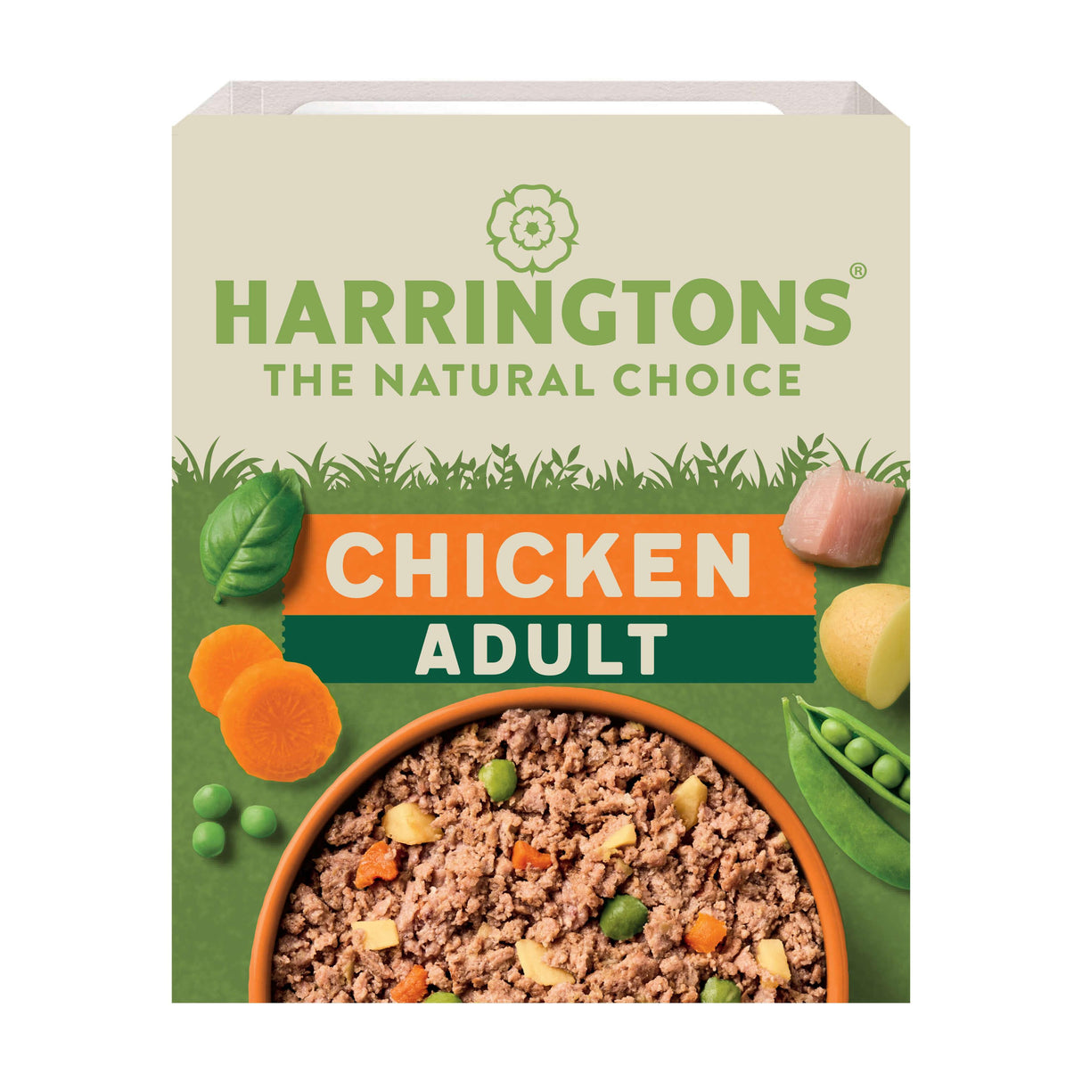 Harringtons Chicken & Potato with Vegetables Wet Dog Food Trays - 8 x 400g