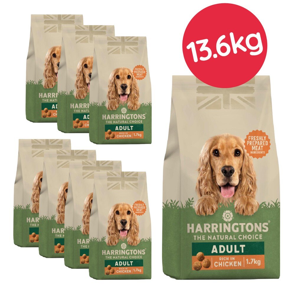 Harringtons Chicken & Rice Dry Dog Food - 13.6kg