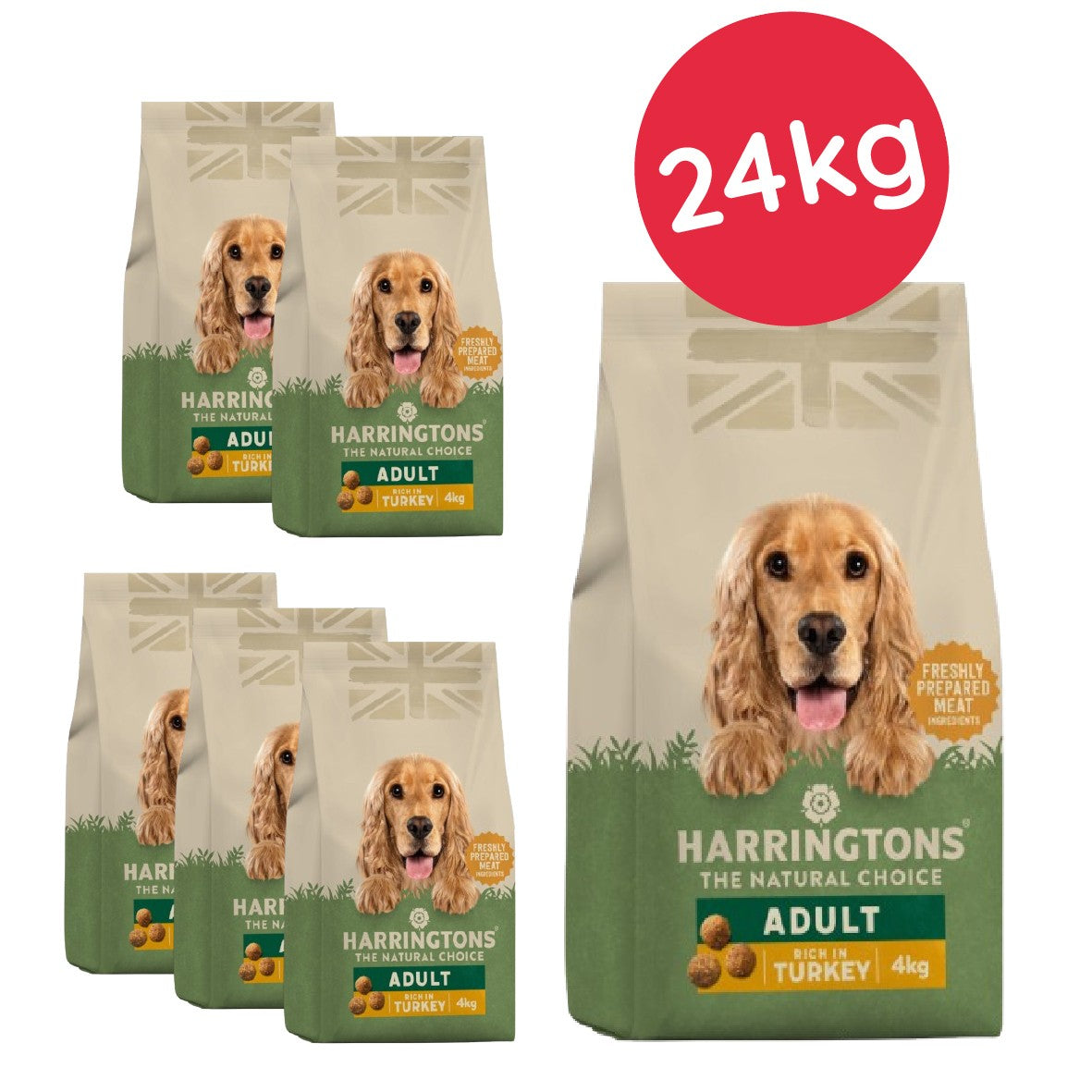 Harringtons Chicken & Rice Dry Dog Food - 24kg