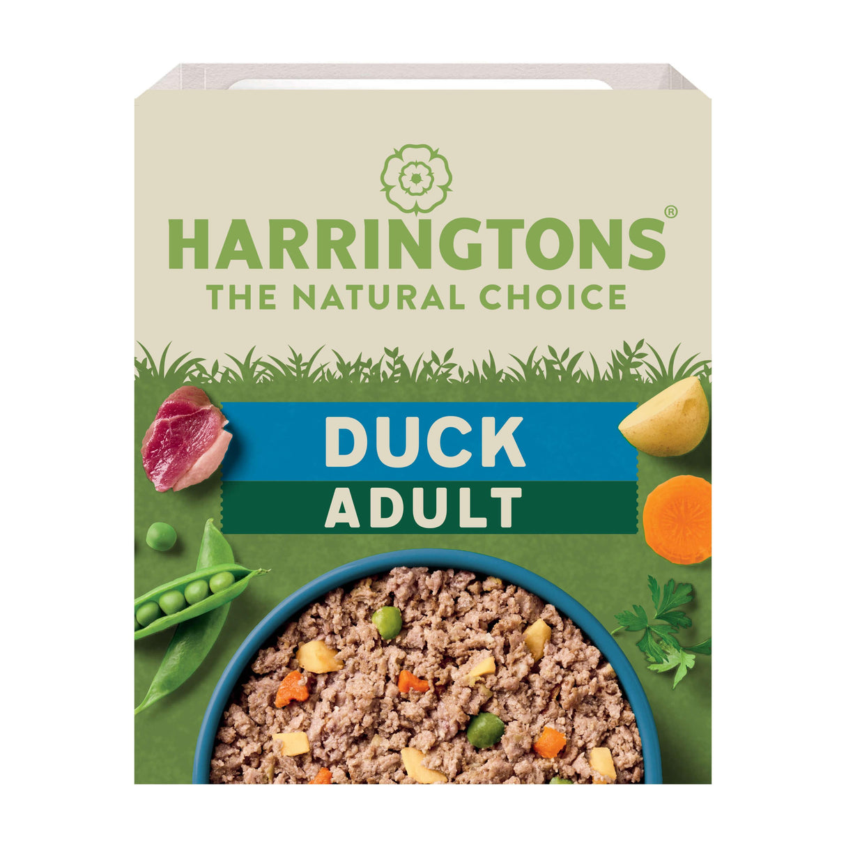 Harringtons Duck & Potato with Vegetables Wet Dog Food Trays - 8 x 400g