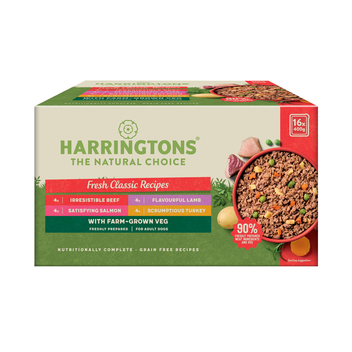 Harringtons Wet Dog Food – Grain Free, Just 6 & Mixed Variety Packs