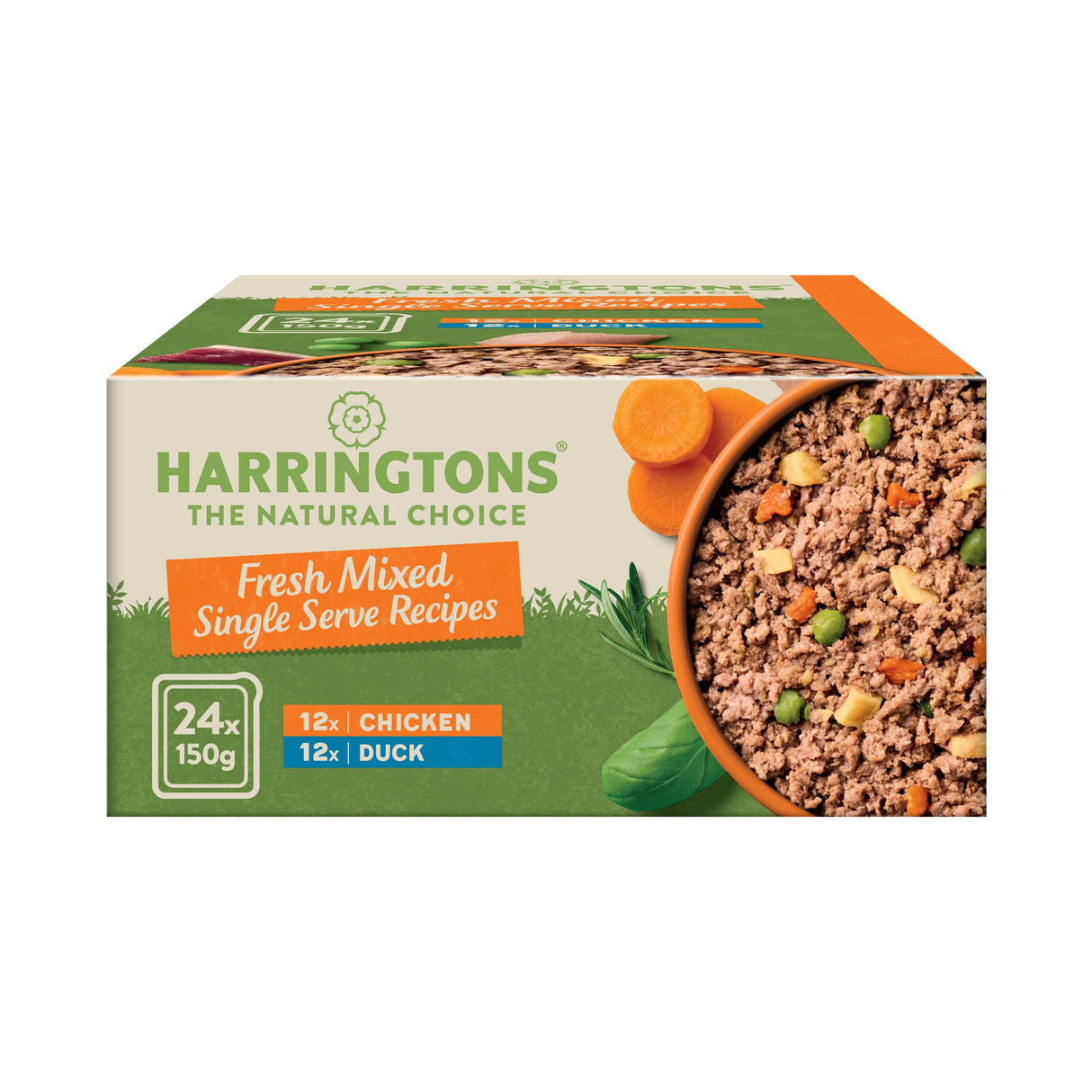 Harringtons Grain Free Mixed Flavour Wet Dog Food Bumper Pack - 24x150g
