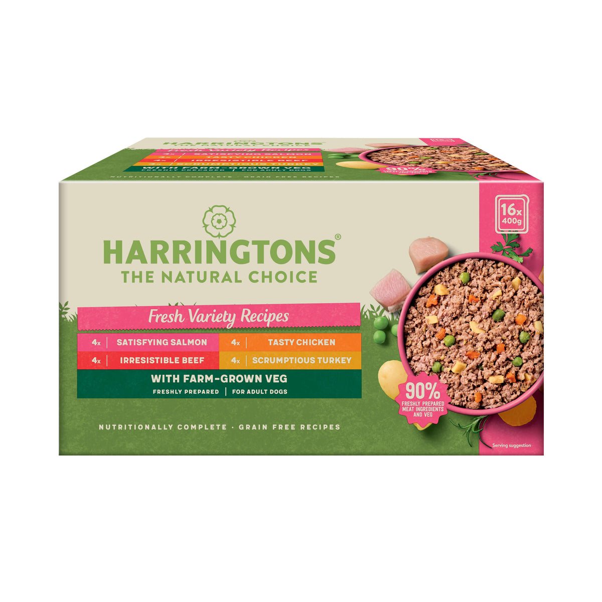 Harringtons Wet Dog Food – Grain Free, Just 6 & Mixed Variety Packs