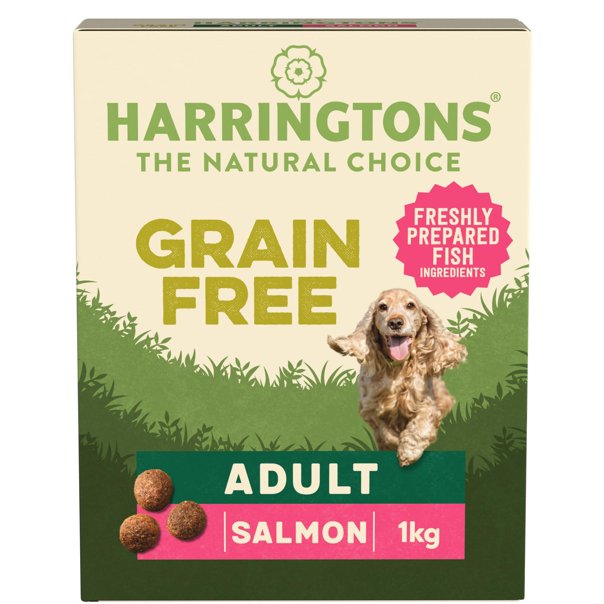 Harringtons Grain Free Salmon Dry Dog Food - 1kg
