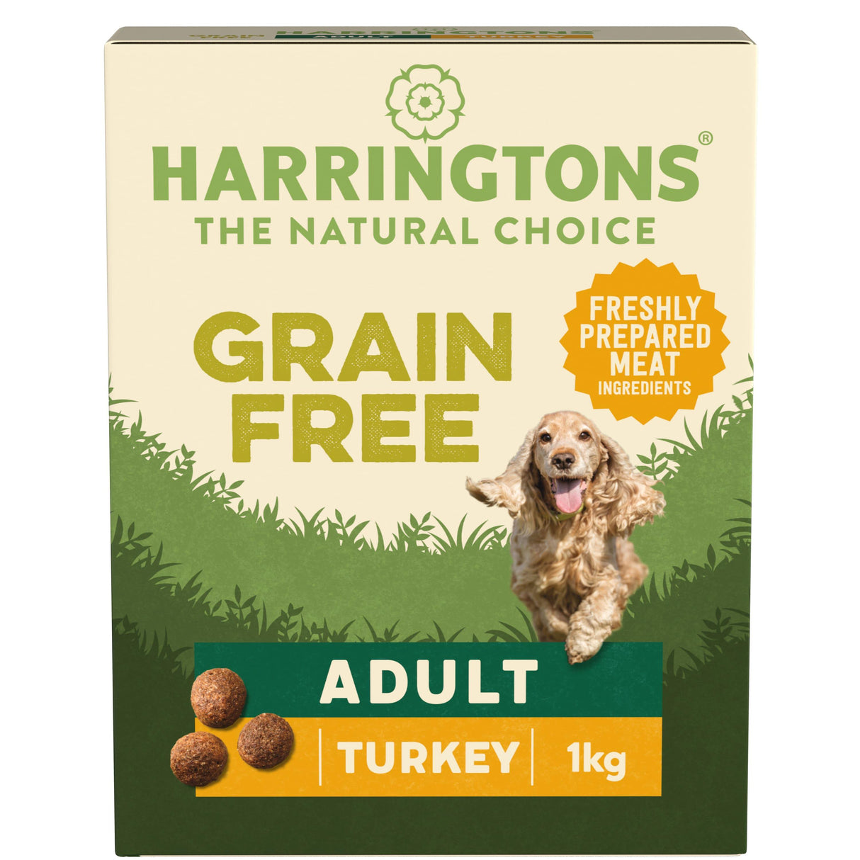 Harringtons Grain Free Turkey Dry Dog Food - 1kg