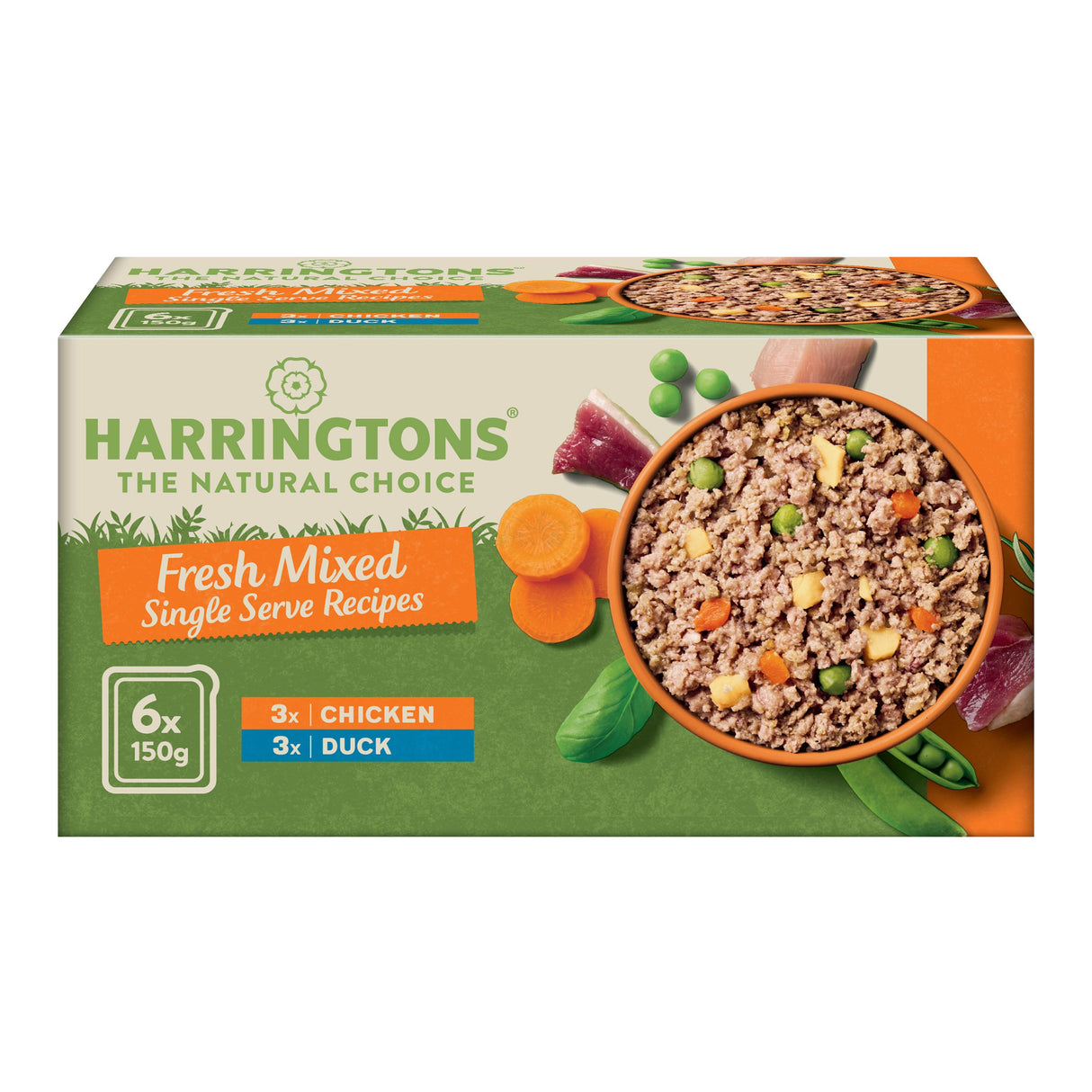 Harringtons Mixed Wet Dog Food Trays - 6 x 150g