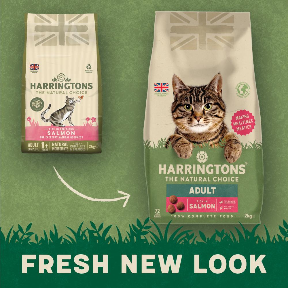 Harringtons Salmon Dry Cat Food - 2kg