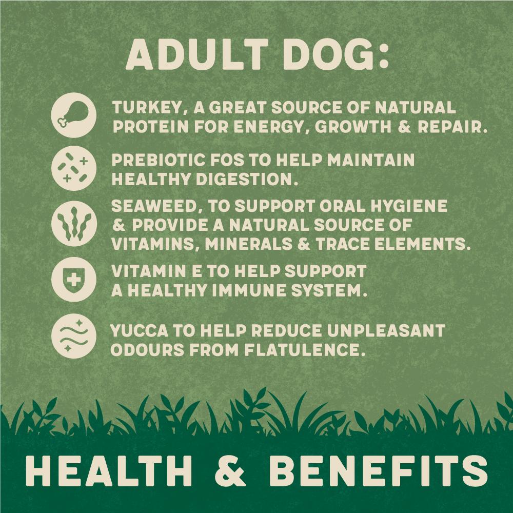 Harringtons Turkey Adult Dry Dog Food - 18kg