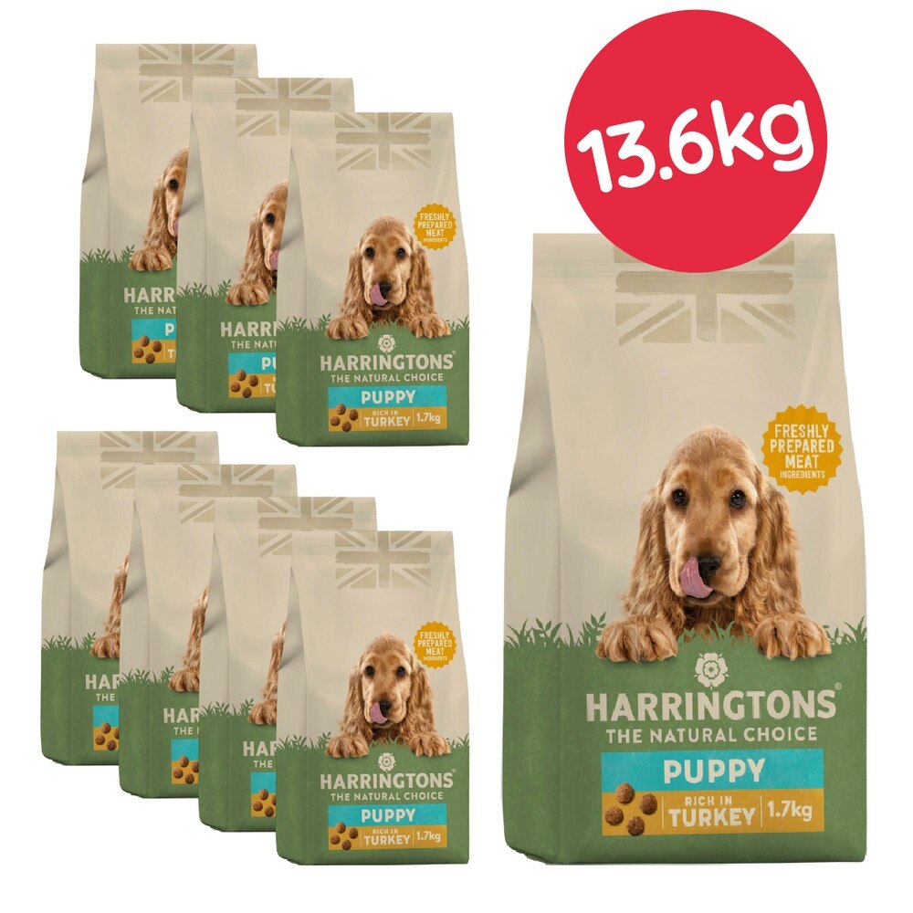 Harringtons Turkey & Rice Dry Puppy Food - 13.6kg