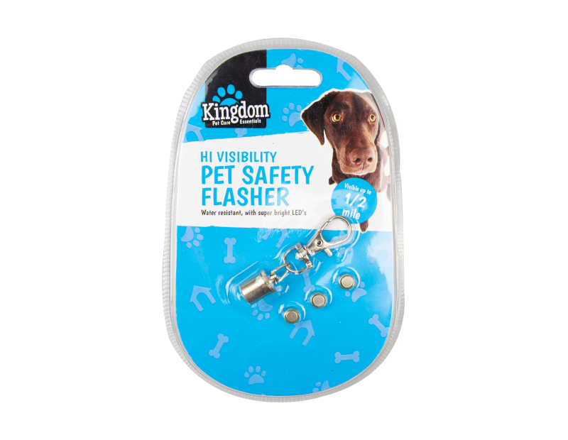 DUKE High Visibility LED Pet Safety Flasher for Collars