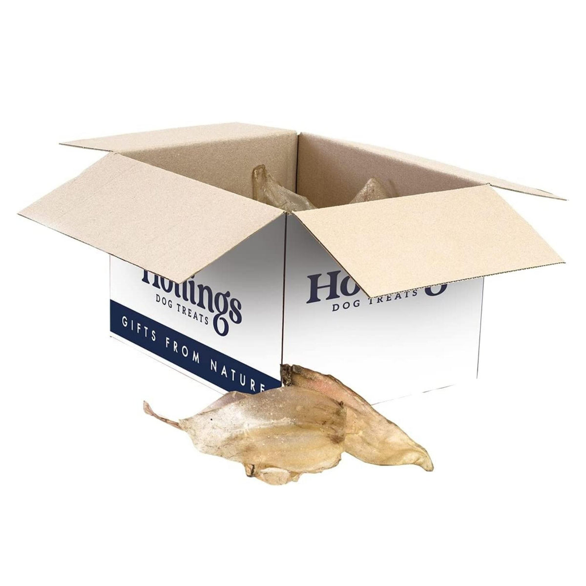 Hollings Cows Ears Natural Dog Chews - 50 Pack