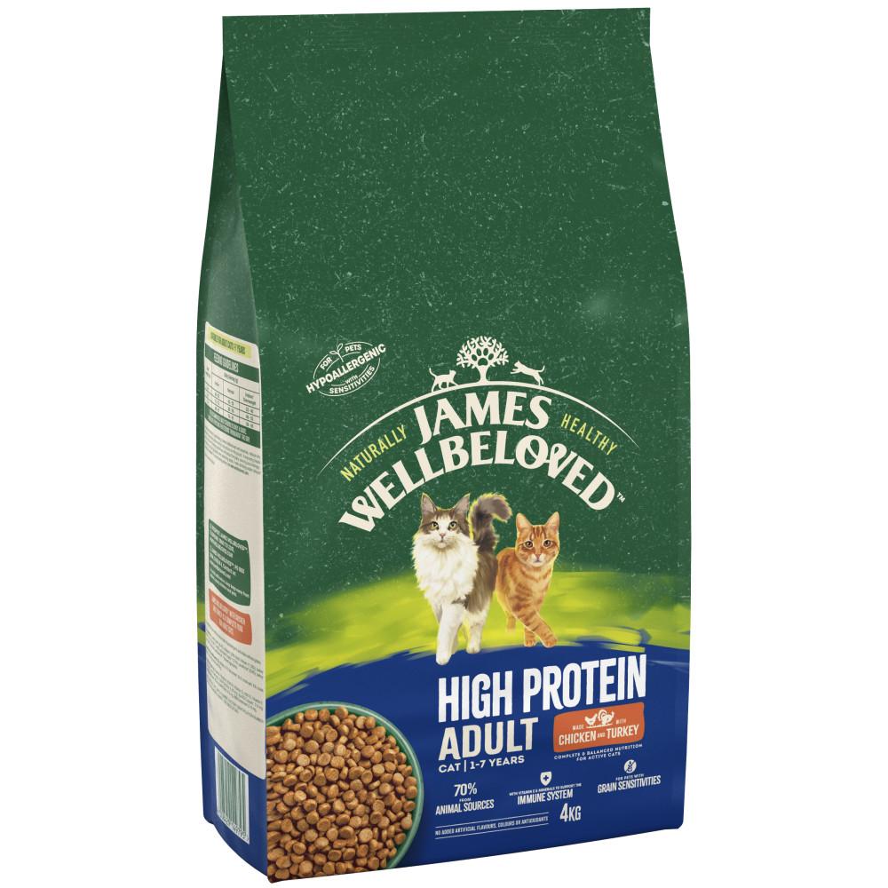 James Wellbeloved Adult Cat High Protein Chicken & Turkey - 4kg