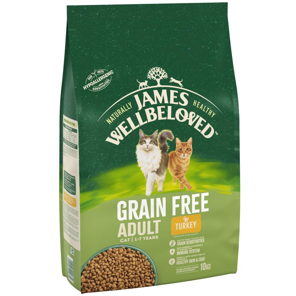 James Wellbeloved Adult Grain Free Turkey Cat Food - 10kg