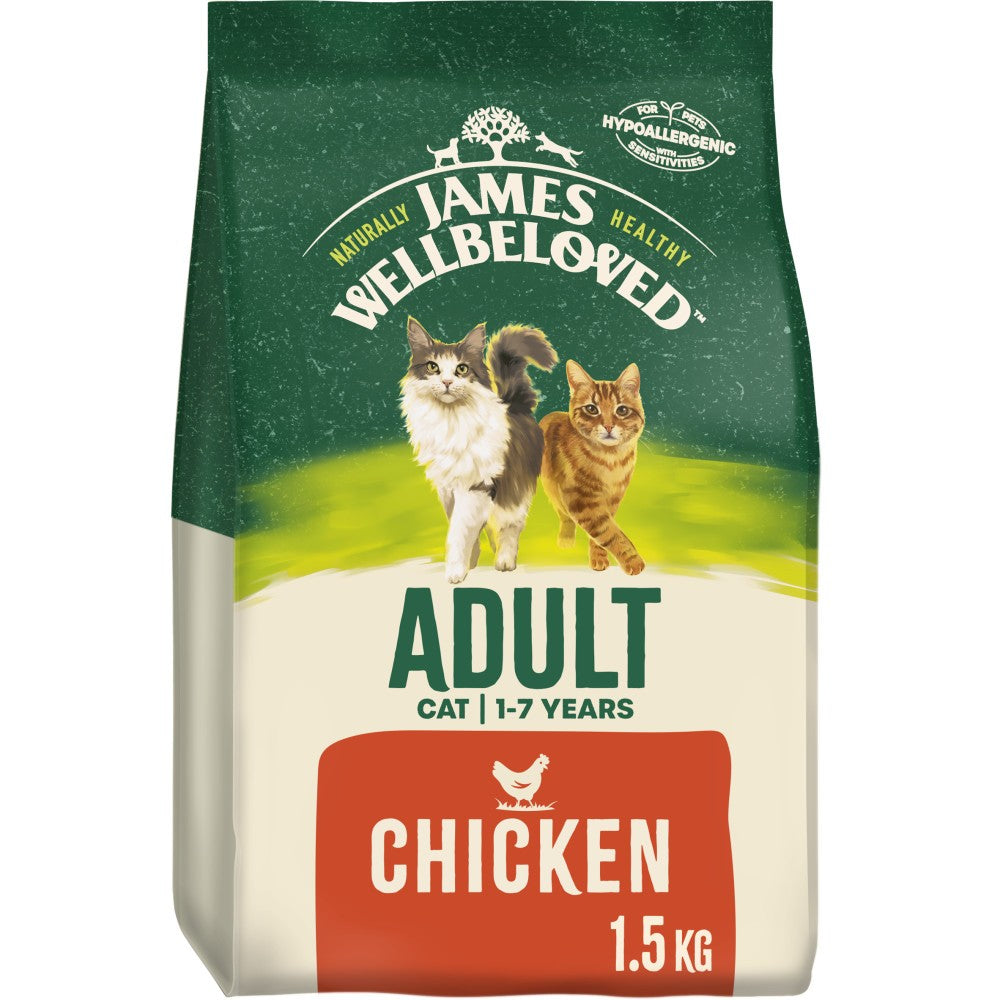 James Wellbeloved Dry Cat Food – Adult Natural Recipes