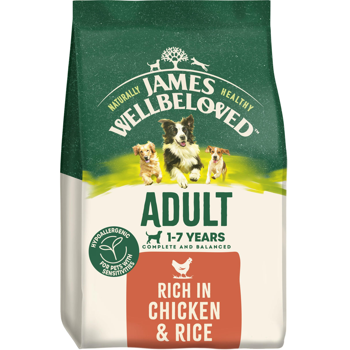 James Wellbeloved Dog Adult Chicken & Rice - 15kg