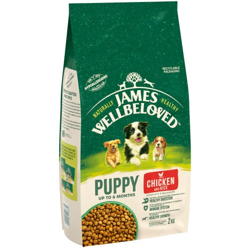 James Wellbeloved Dog Puppy Chicken & Rice - 2kg