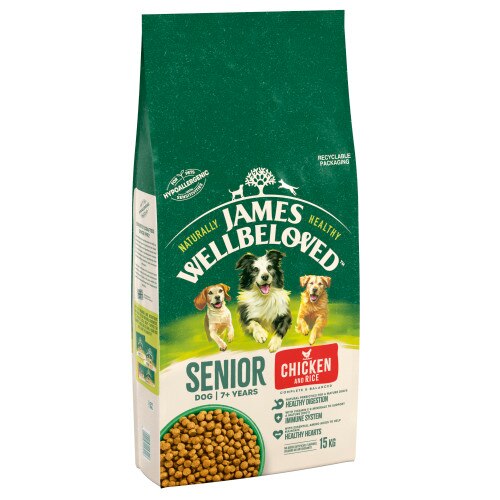 James Wellbeloved Dog Senior Chicken & Rice - 15kg