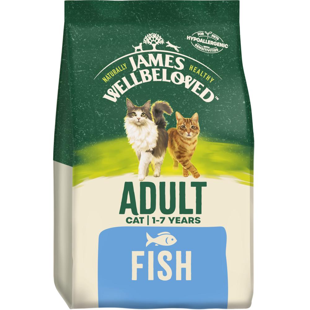 James Wellbeloved Fish & Rice Adult Dry Cat Food - 10kg