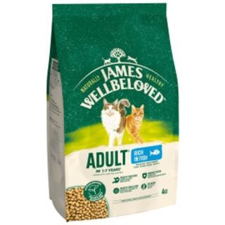 James Wellbeloved Fish & Rice Adult Dry Cat Food - 4kg