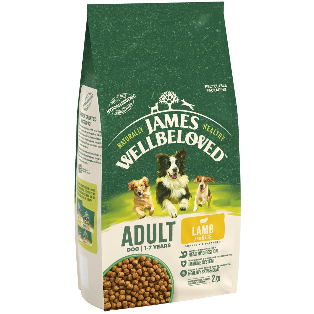 James Wellbeloved Lamb & Rice Adult Dry Dog Food - 7.5kg
