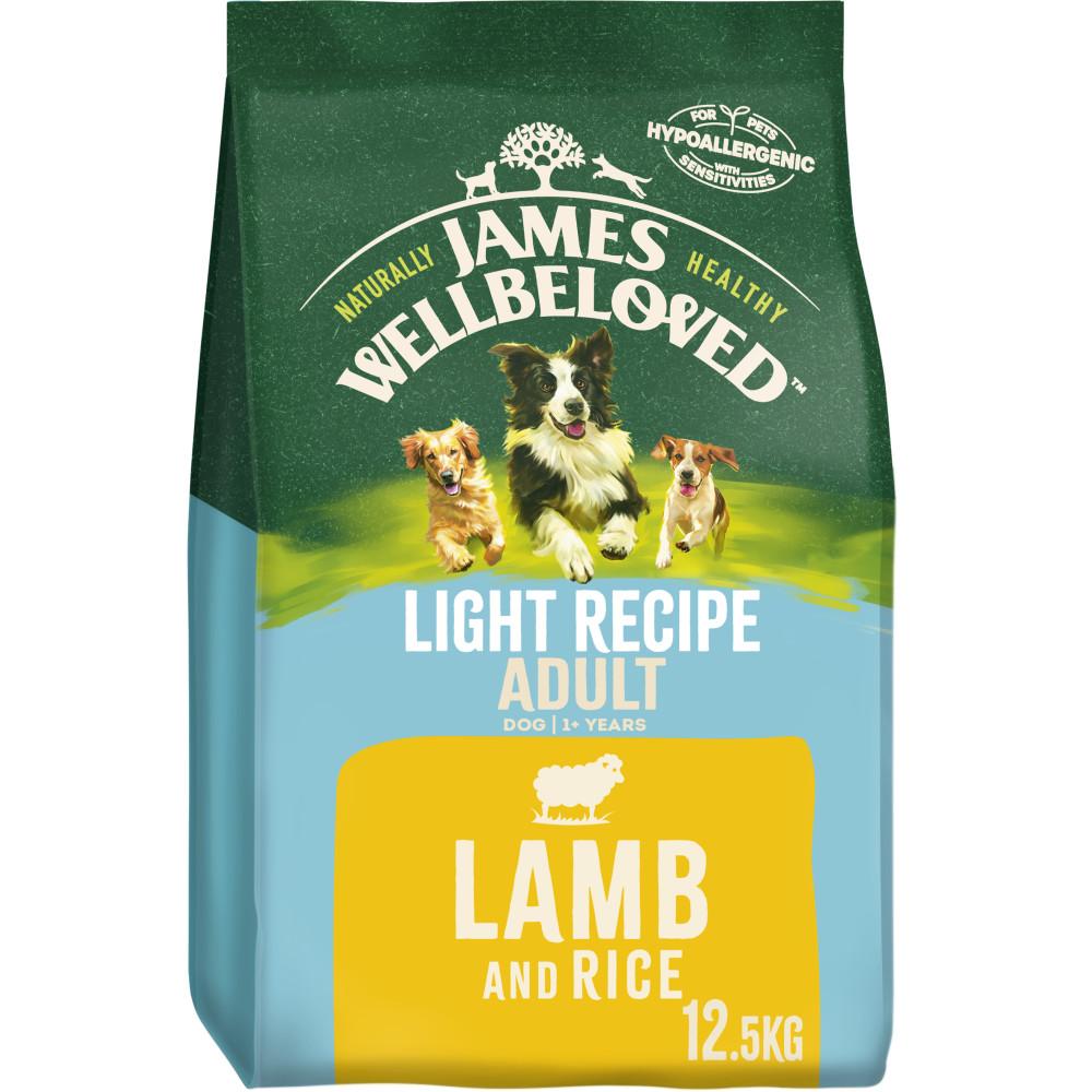 James Wellbeloved Lamb & Rice Light Dry Dog Food - 12.5kg