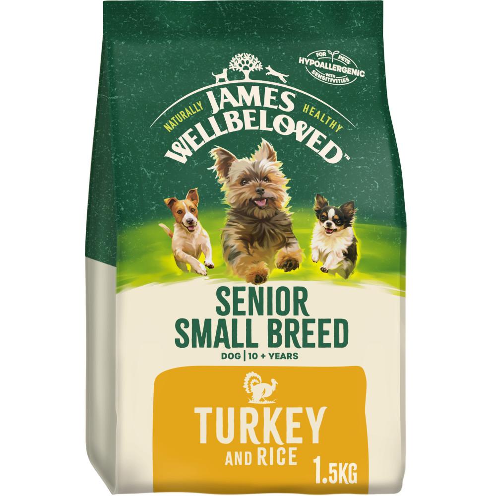James Wellbeloved Turkey & Rice Senior Small Breed - 1.5kg