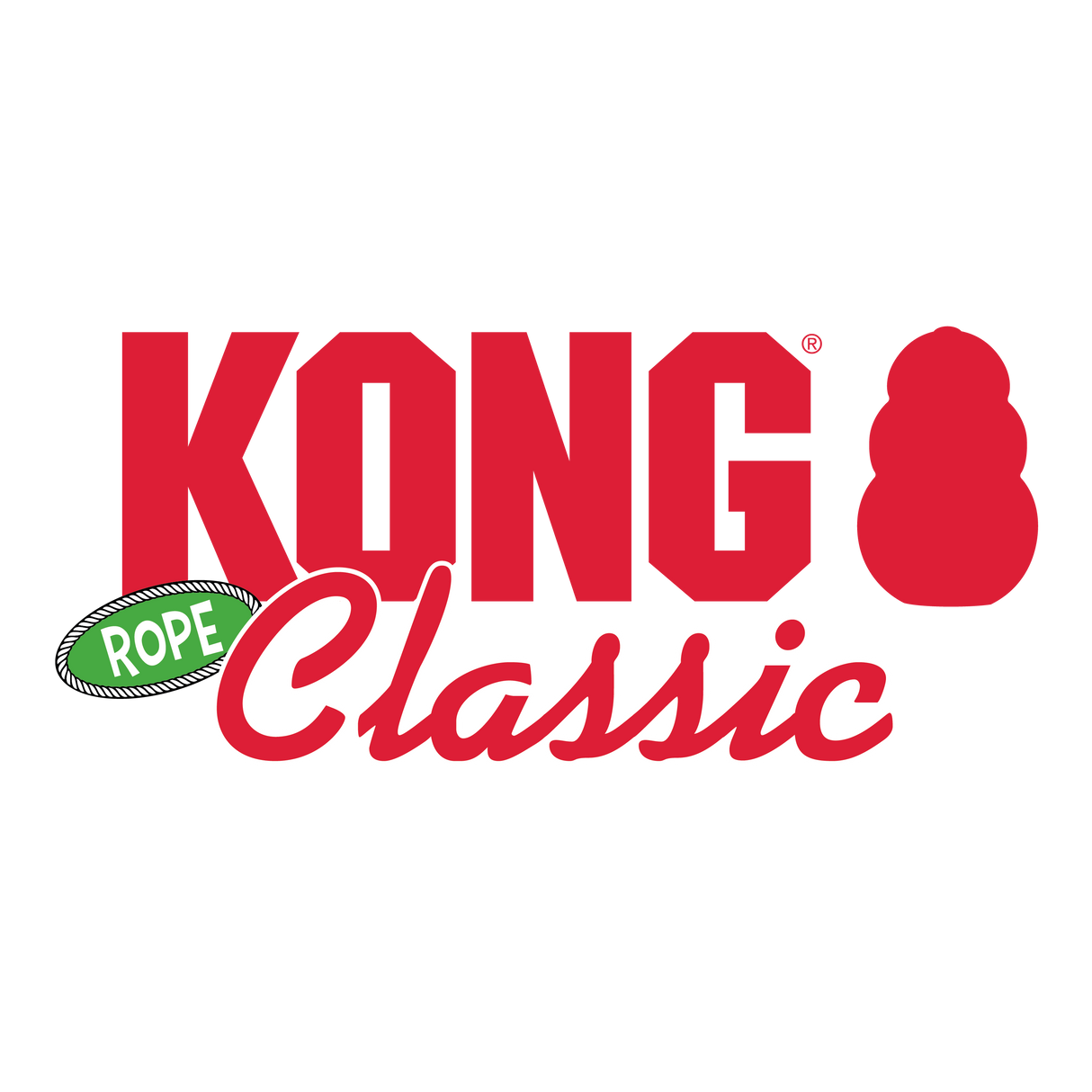 KONG Classic with Rope Medium