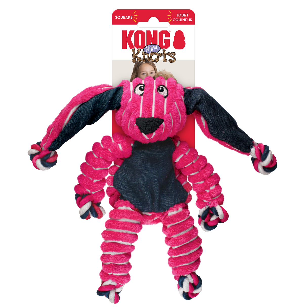 KONG Floppy Knots Bunny Small/Medium