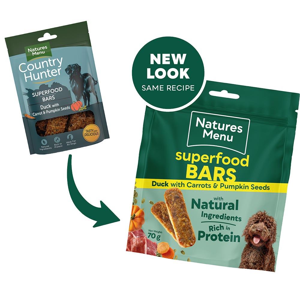 Natures Menu Duck Superfood Snacks Dog Treats - 70g