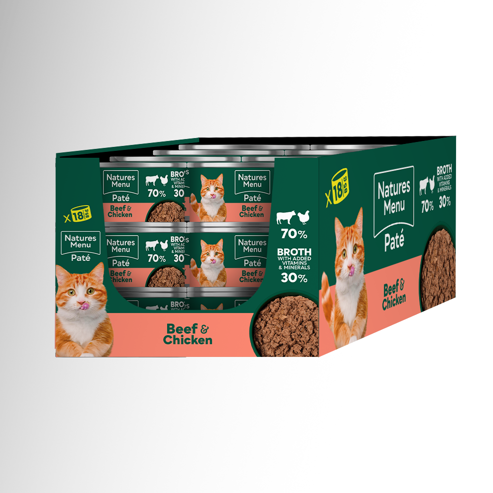 Natures Menu Especially for Cats Beef & Chicken Wet Cat Food Cans - 18 x 85g