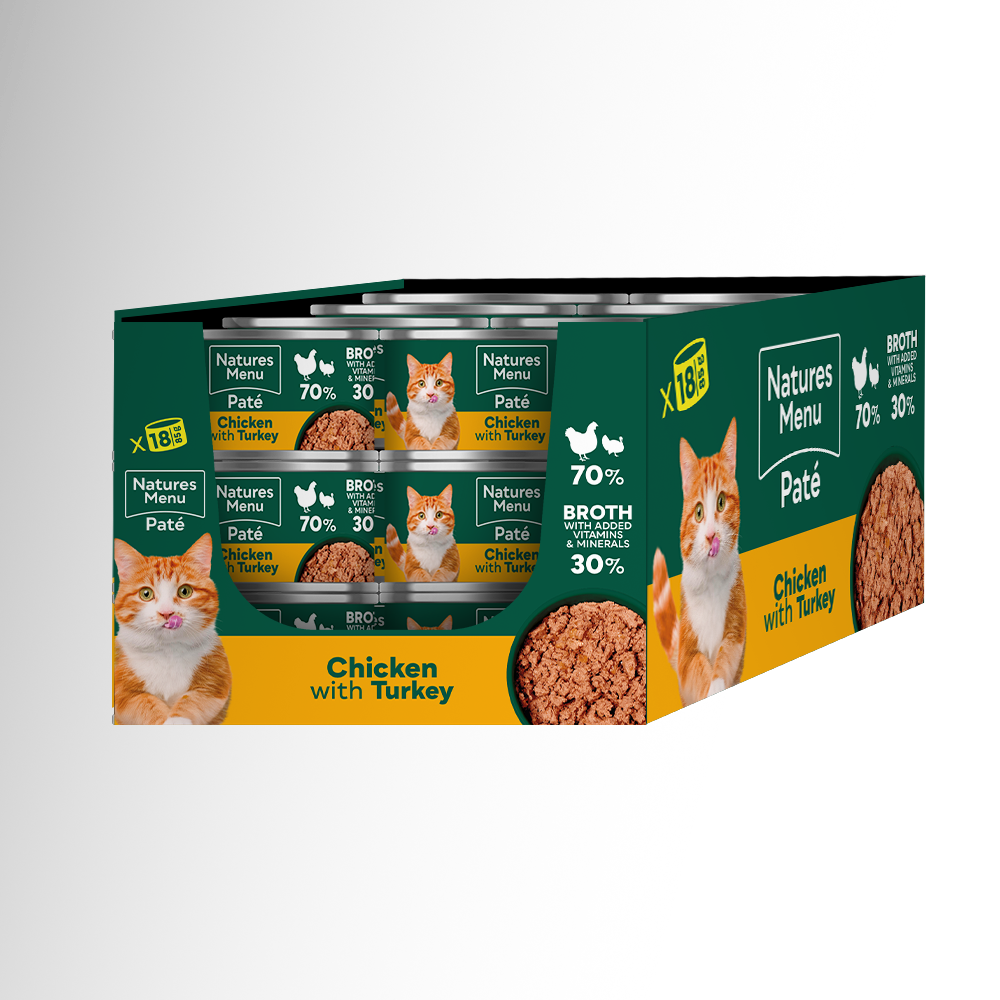 Natures Menu Especially for Cats Chicken & Turkey Wet Cat Food Cans - 18 x 85g