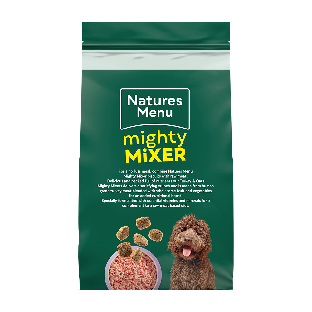 Natures Menu Mighty Mixer with Turkey & Oats Dog Food - 2kg