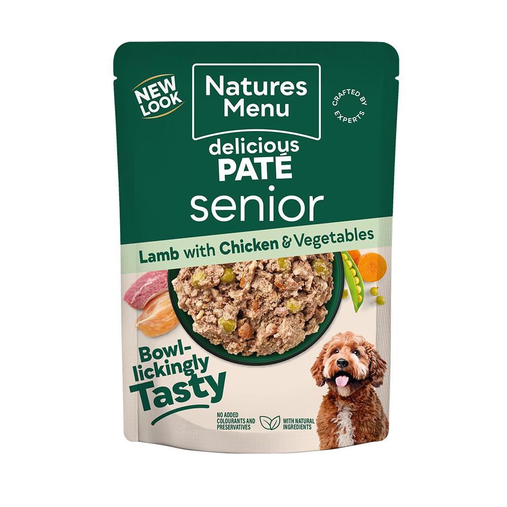 Natures Menu Senior Wet Dog Food Pouches - 8 x 300G