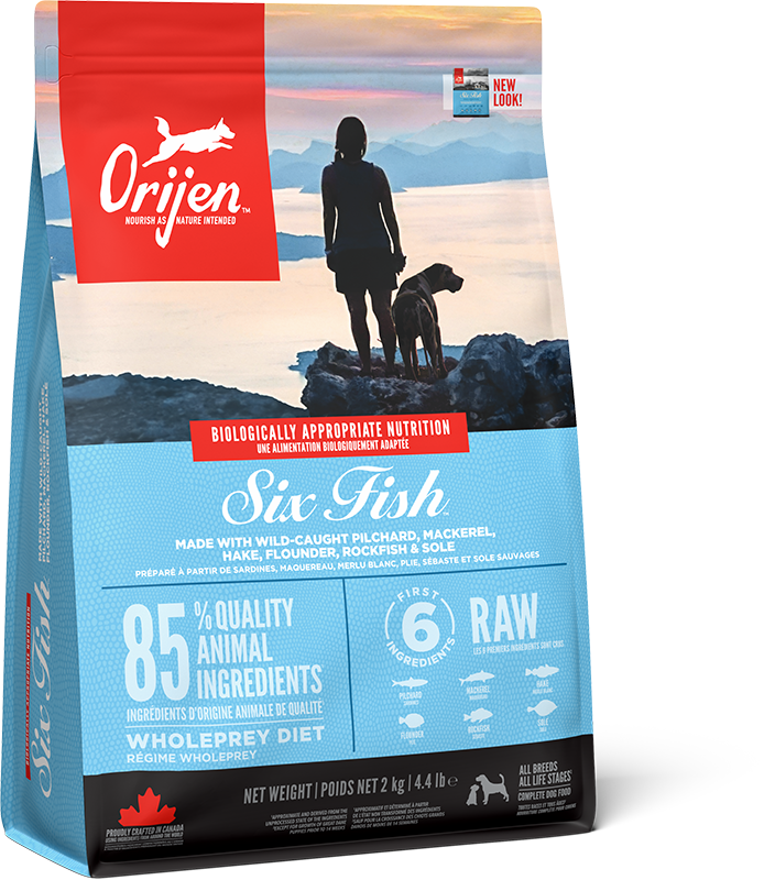 Orijen 6 Fish Dry Dog Food - 2kg