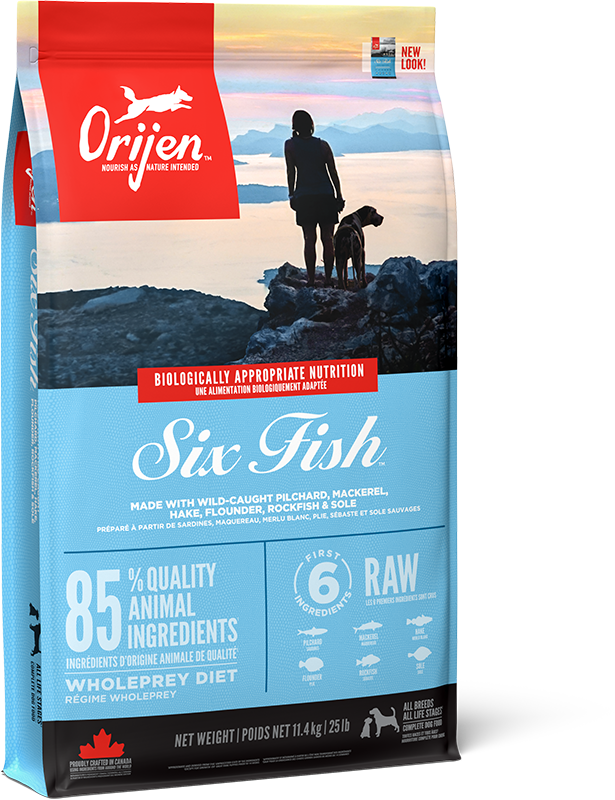 Orijen Six Fish Dry Dog Food - 11.4kg