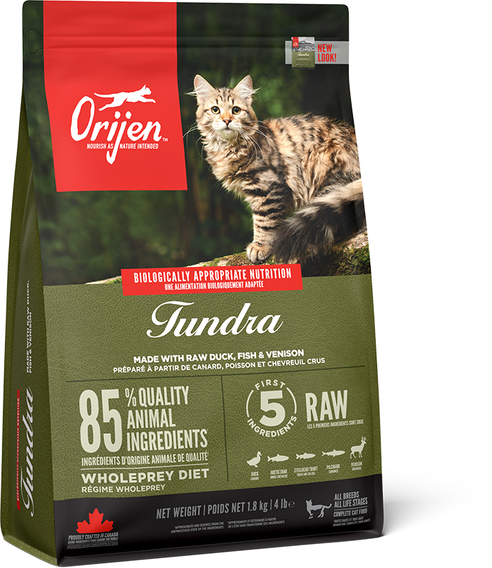 ORIJEN Tundra Dry Cat Whole Prey Food - 1.8kg