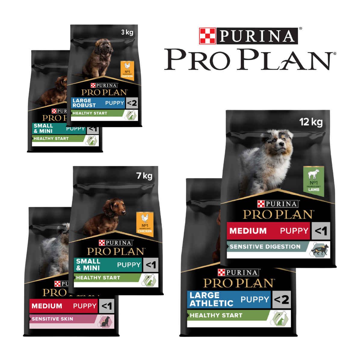 Pro Plan Puppy Dry Dog Food – Healthy Start & Sensitive Recipes