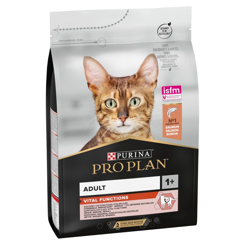 Pro Plan Vital Functions Salmon Dry Cat Food - 3kg