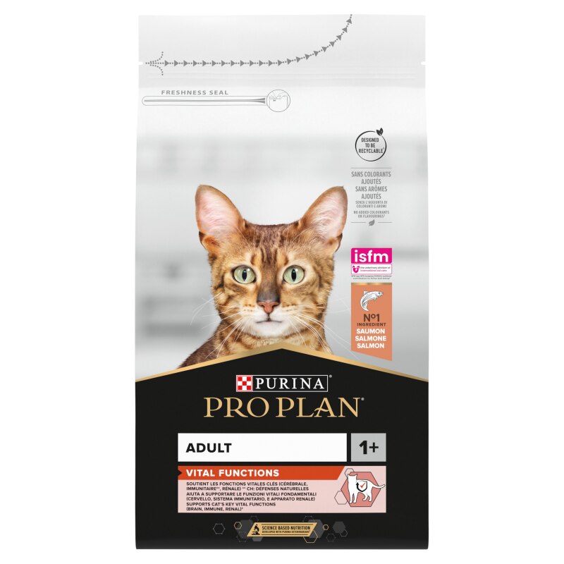 Pro Plan Vital Functions Salmon Dry Cat Food - 1.5kg