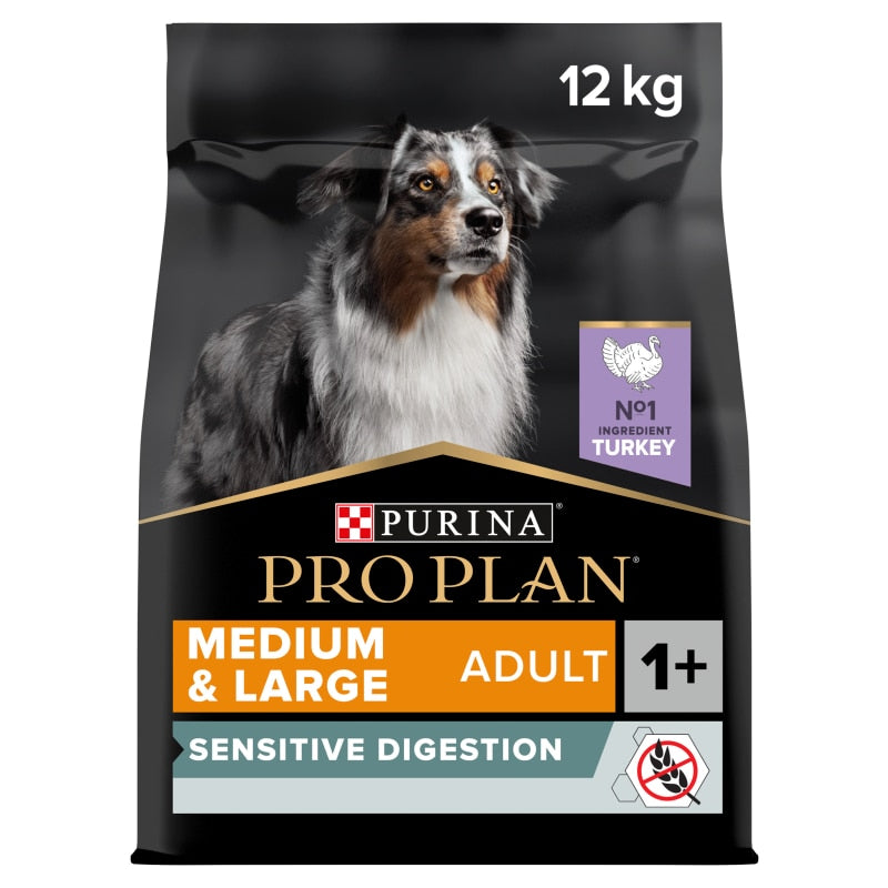 Pro Plan Grain Free Sensitive Digestion Turkey Dry Dog Food - 12kg