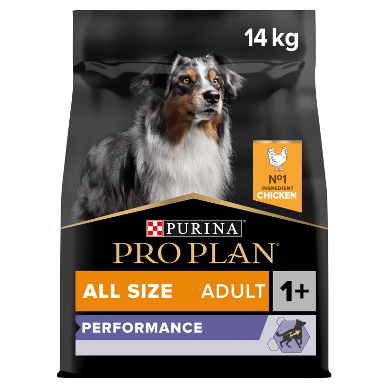 Pro Plan All Sizes Performance Chicken Dry Dog Food - 14kg