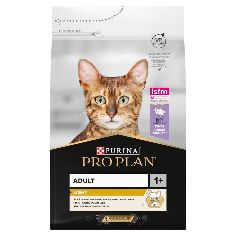 Pro Plan Cat Turkey & Rice Light Dry Cat Food - 3kg