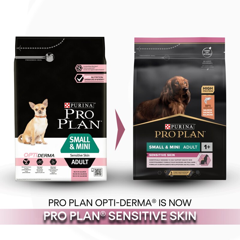 Pro Plan Small & Mini Sensitive Skin Salmon Dry Dog Food - 3kg