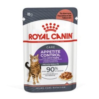 Royal Canin Adult Appetite Control Wet Cat Food Pouches in Gravy - 12 x 85g