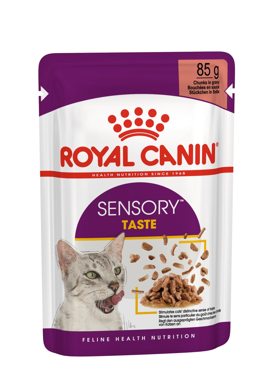 Royal Canin Adult Sensory Taste In Gravy Wet Cat Food Pouches - 12 x 85g