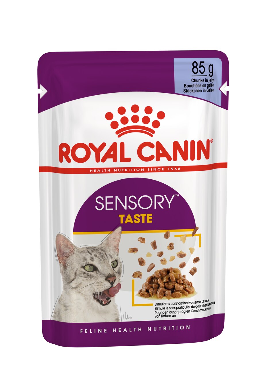 Royal Canin Adult Sensory Taste In Jelly Wet Cat Food Pouches - 12 x 85g
