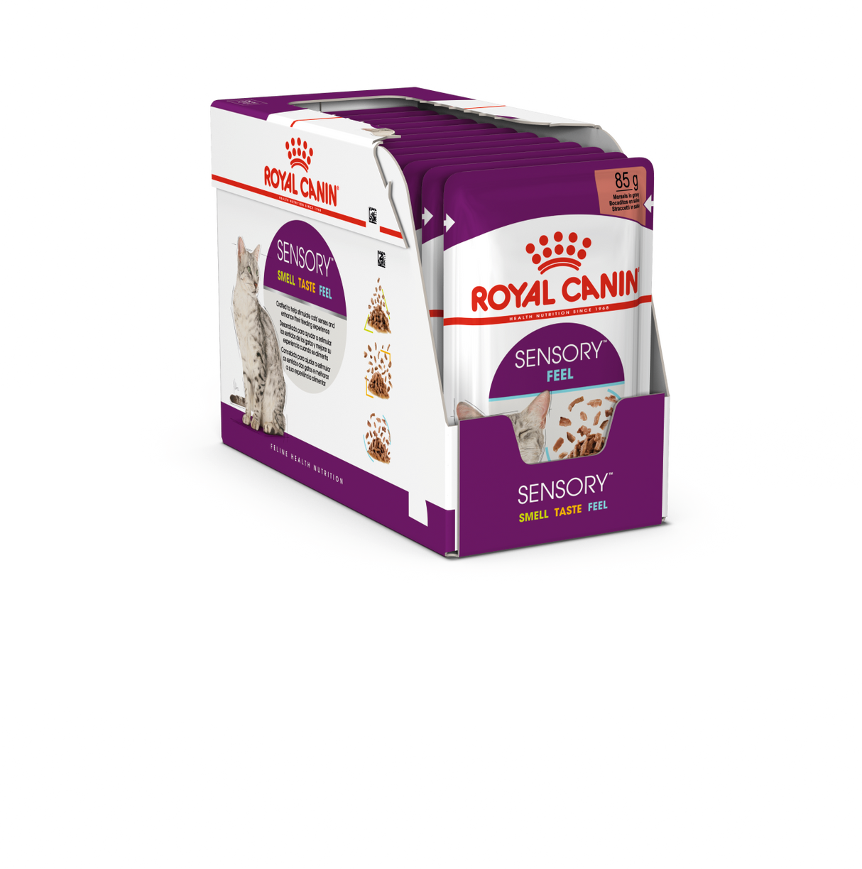 Royal Canin Adult Sensory in Gravy Variety Pack Wet Cat Food Pouches - 12 x 85g